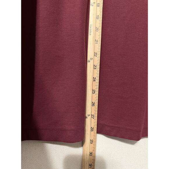 Jos A Bank Traveler Men's Sweater Size XL 1/4 Zip Maroon 100% Cotton - Picture 7 of 10